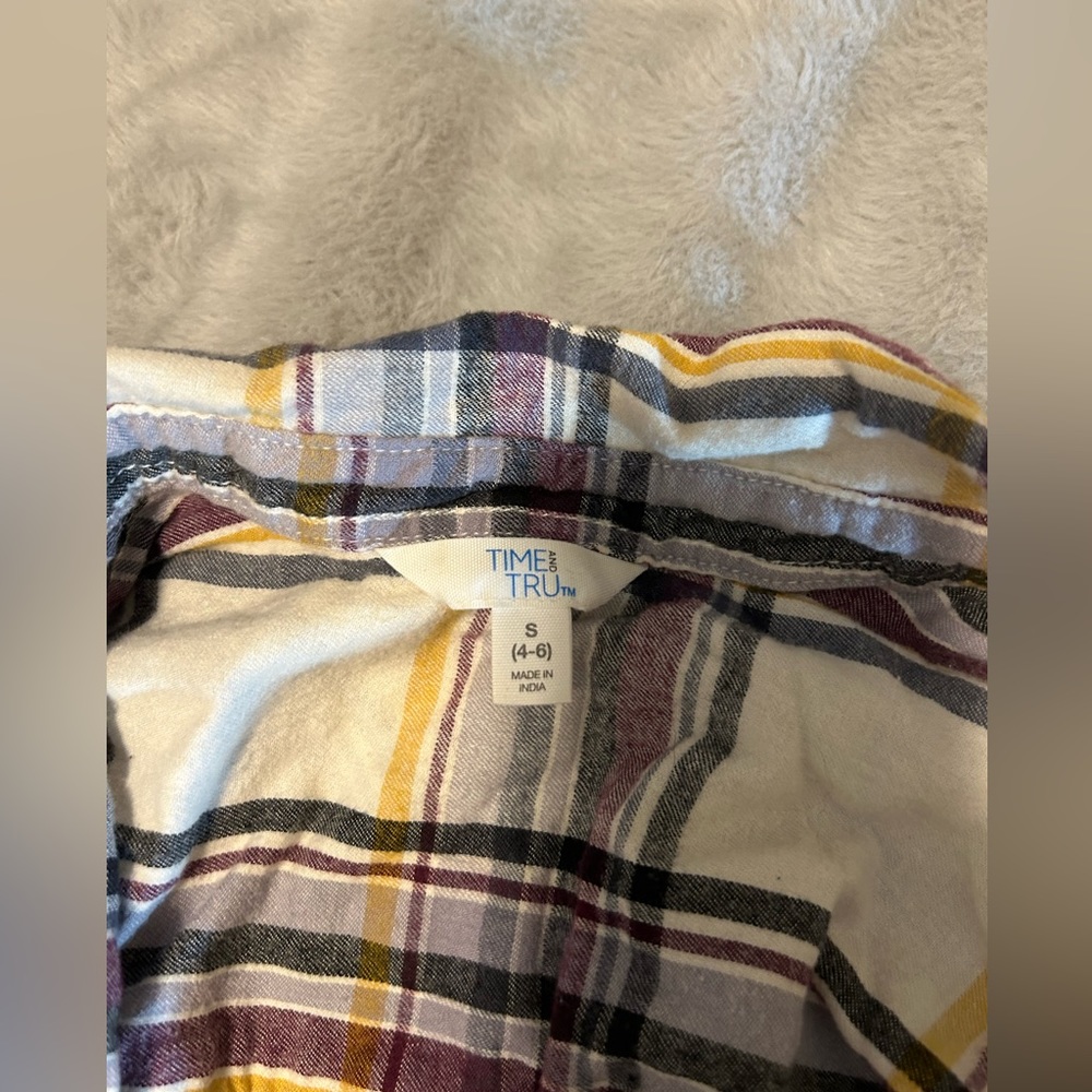 Plaid button up - Picture 2 of 4